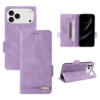 Magnetic Clasp Leather Phone Case, For iPhone 18 Pro / 17 Pro, For iPhone 18 Pro Max / 17 Pro Max, For iPhone 17e / 16e, For iPhone 17, For iPhone 16 Pro Max, For iPhone 16 Pro, For iPhone 16 Plus, For iPhone 16