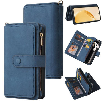 Skin Feel Multi Card Slots Zipper Wallet Leather Phone Case, For Realme 16T 5G, For Realme 16 Pro+ 5G, For Realme 16 Pro 5G, For Realme C63 / C61 / Note 60