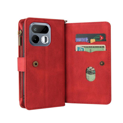 Skin Feel Multi Card Slots Zipper Wallet Leather Phone Case, For Realme 16T 5G, For Realme 16 Pro+ 5G, For Realme 16 Pro 5G, For Realme C63 / C61 / Note 60