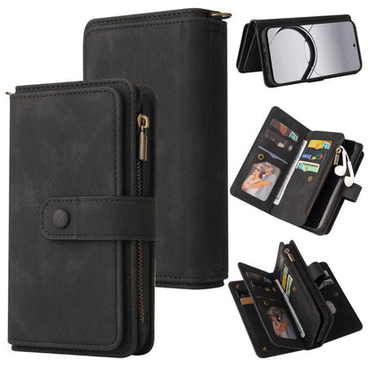 Skin Feel Multi Card Slots Zipper Wallet Leather Phone Case, For Realme 16T 5G, For Realme 16 Pro+ 5G, For Realme 16 Pro 5G, For Realme C63 / C61 / Note 60