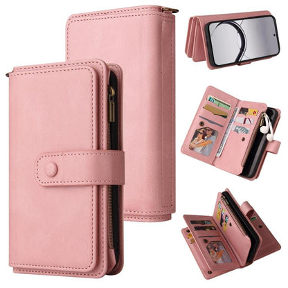 Skin Feel Multi Card Slots Zipper Wallet Leather Phone Case, For Realme 16T 5G, For Realme 16 Pro+ 5G, For Realme 16 Pro 5G, For Realme P4x 5G, For Realme C63 / C61 / Note 60