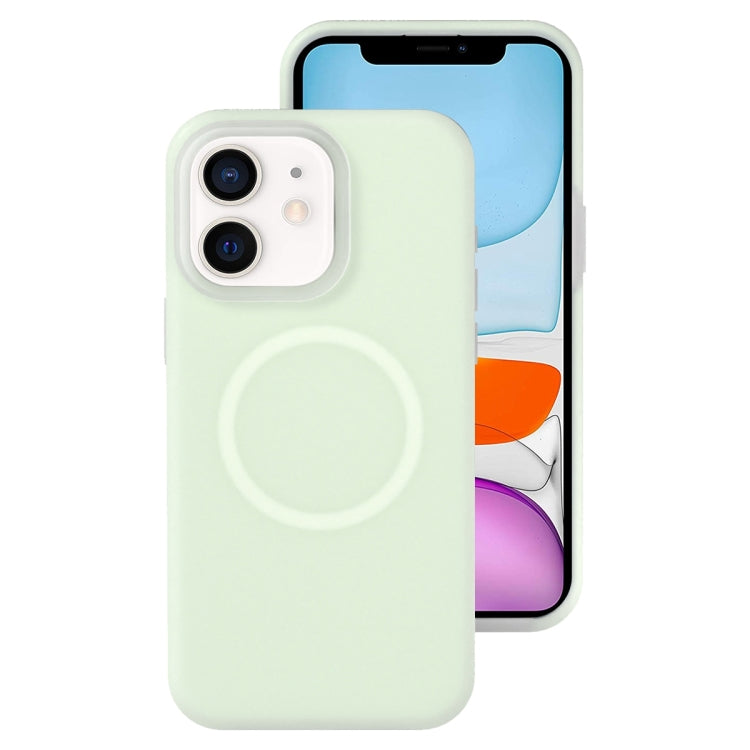 Jelly Liquid Silicone MagSafe Magnetic Phone Case, For iPhone 12 Pro, For iPhone 11 Pro Max, For iPhone 11, For iPhone 11 Pro