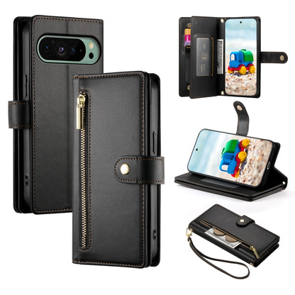 Nine Card-slot Zipper Wallet Bag Leather Phone Case, For Google Pixel 11 Pro XL, For Google Pixel 11 / Pixel 11 Pro, For Google Pixel 10a, For Google Pixel 9a, For Google Pixel 9 Pro XL, For Google Pixel 9 / 9 Pro, For Google Pixel 8a                  ...