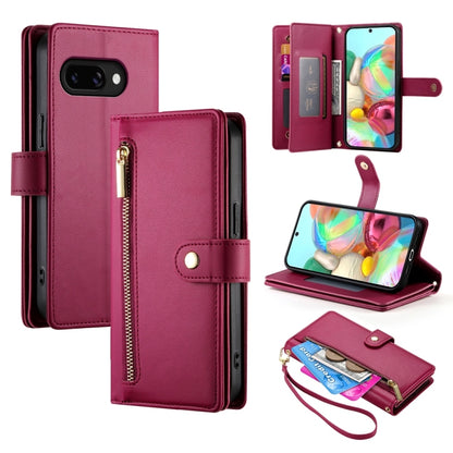 Nine Card-slot Zipper Wallet Bag Leather Phone Case, For Google Pixel 11 Pro XL, For Google Pixel 11 / Pixel 11 Pro, For Google Pixel 10a, For Google Pixel 9a, For Google Pixel 9 Pro XL, For Google Pixel 9 / 9 Pro, For Google Pixel 8a                  ...