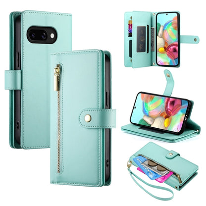 Nine Card-slot Zipper Wallet Bag Leather Phone Case, For Google Pixel 11 Pro XL, For Google Pixel 11 / Pixel 11 Pro, For Google Pixel 10a, For Google Pixel 9a, For Google Pixel 9 Pro XL, For Google Pixel 9 / 9 Pro, For Google Pixel 8a                  ...