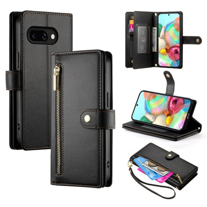 Nine Card-slot Zipper Wallet Bag Leather Phone Case, For Google Pixel 11 Pro XL, For Google Pixel 11 / Pixel 11 Pro, For Google Pixel 10a, For Google Pixel 9a, For Google Pixel 9 Pro XL, For Google Pixel 9 / 9 Pro, For Google Pixel 8a                  ...