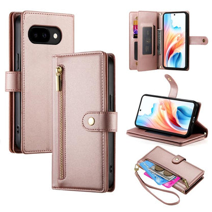 Nine Card-slot Zipper Wallet Bag Leather Phone Case, For Google Pixel 11 Pro XL, For Google Pixel 11 / Pixel 11 Pro, For Google Pixel 10a, For Google Pixel 9a, For Google Pixel 9 Pro XL, For Google Pixel 9 / 9 Pro, For Google Pixel 8a                  ...