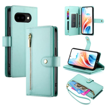 Nine Card-slot Zipper Wallet Bag Leather Phone Case, For Google Pixel 11 Pro XL, For Google Pixel 11 / Pixel 11 Pro, For Google Pixel 10a, For Google Pixel 9a, For Google Pixel 9 Pro XL, For Google Pixel 9 / 9 Pro, For Google Pixel 8a                  ...