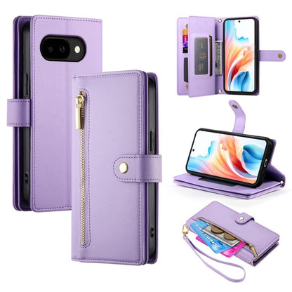 Nine Card-slot Zipper Wallet Bag Leather Phone Case, For Google Pixel 11 Pro XL, For Google Pixel 11 / Pixel 11 Pro, For Google Pixel 10a, For Google Pixel 9a, For Google Pixel 9 Pro XL, For Google Pixel 9 / 9 Pro, For Google Pixel 8a                  ...