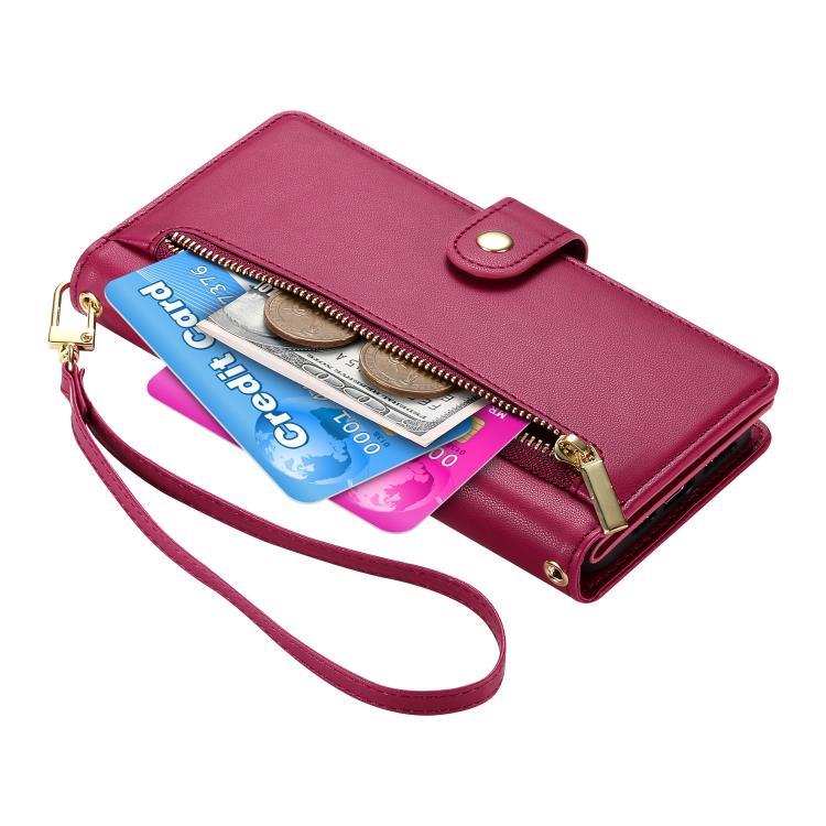 Nine Card-slot Zipper Wallet Bag Leather Phone Case, For Google Pixel 11 Pro XL, For Google Pixel 11 / Pixel 11 Pro, For Google Pixel 10a, For Google Pixel 9a, For Google Pixel 9 Pro XL, For Google Pixel 9 / 9 Pro, For Google Pixel 8a                  ...