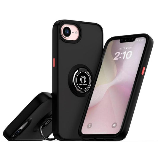 Q Shadow 1 Series TPU + PC Phone Case with Ring, For iPhone 17e / 16e, For iPhone 17 Pro Max, For iPhone 17 Pro, For iPhone 17, For iPhone Air, For iPhone 16 Pro Max, For iPhone 16 Pro, For iPhone 16 Plus, For iPhone 15 Pro Max, For iPhone 15 Pro      ...