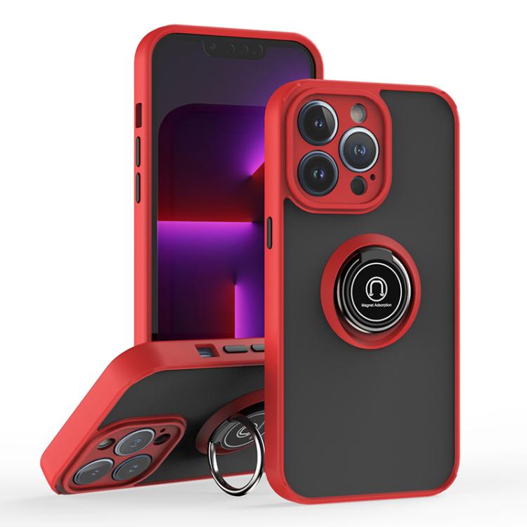 Q Shadow 1 Series TPU + PC Phone Case with Ring