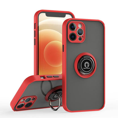 Q Shadow 1 Series TPU + PC Phone Case with Ring