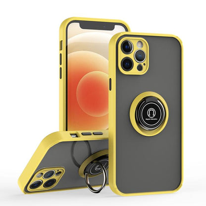 Q Shadow 1 Series TPU + PC Phone Case with Ring