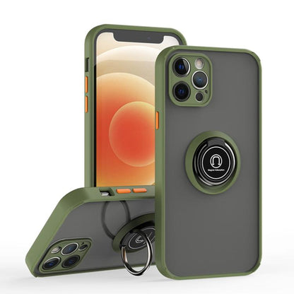 Q Shadow 1 Series TPU + PC Phone Case with Ring