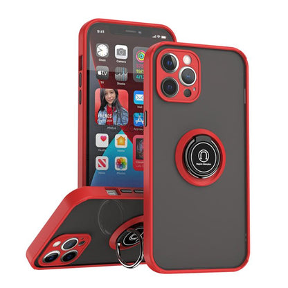 Q Shadow 1 Series TPU + PC Phone Case with Ring
