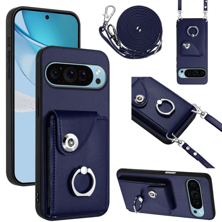 Organ Card Bag Ring Holder Phone Case with Long Lanyard, For Google Pixel 10 Pro XL, For Google Pixel 10 / 10 Pro, For Google Pixel 9 Pro XL, For Google Pixel 9 / 9 Pro, For Google Pixel 8a, For Google Pixel 8 Pro, For Google Pixel 8