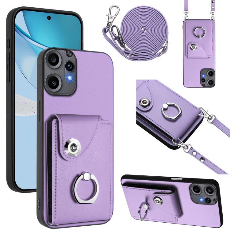 Organ Card Bag Ring Holder Phone Case with Long Lanyard, For Nothing CMF Phone 2 Pro, For Nothing Phone 3a, For Nothing Phone 3a Pro, For Nothing CMF Phone 1, For Nothing Phone 2a