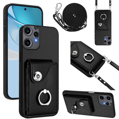 Organ Card Bag Ring Holder Phone Case with Long Lanyard, For Nothing CMF Phone 2 Pro, For Nothing Phone 3a, For Nothing Phone 3a Pro, For Nothing CMF Phone 1, For Nothing Phone 2a