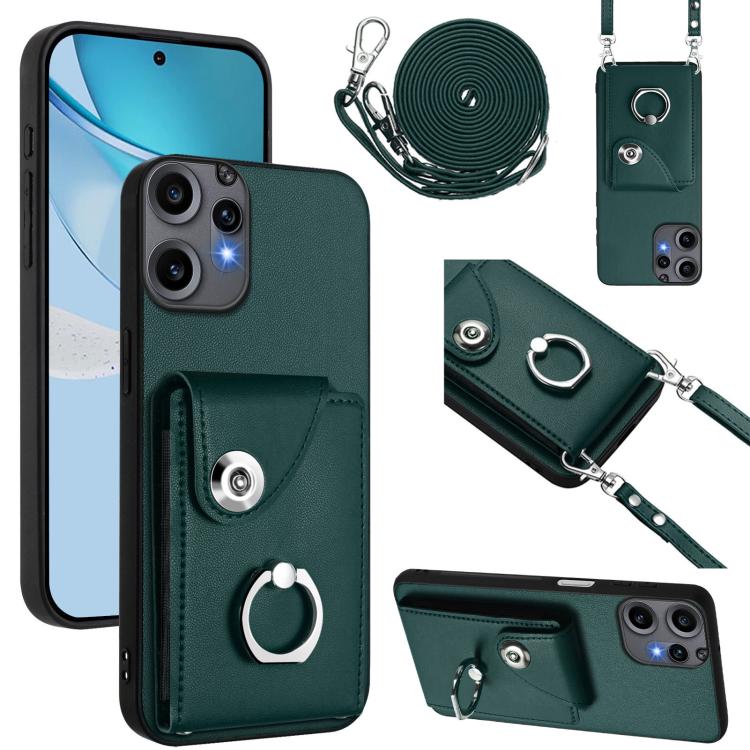 Organ Card Bag Ring Holder Phone Case with Long Lanyard, For Nothing CMF Phone 2 Pro, For Nothing Phone 3a, For Nothing Phone 3a Pro, For Nothing CMF Phone 1, For Nothing Phone 2a