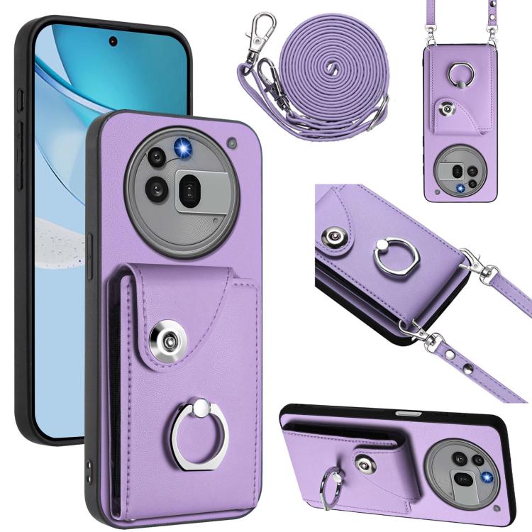 Organ Card Bag Ring Holder Phone Case with Long Lanyard, For Nothing CMF Phone 2 Pro, For Nothing Phone 3a, For Nothing Phone 3a Pro, For Nothing CMF Phone 1, For Nothing Phone 2a