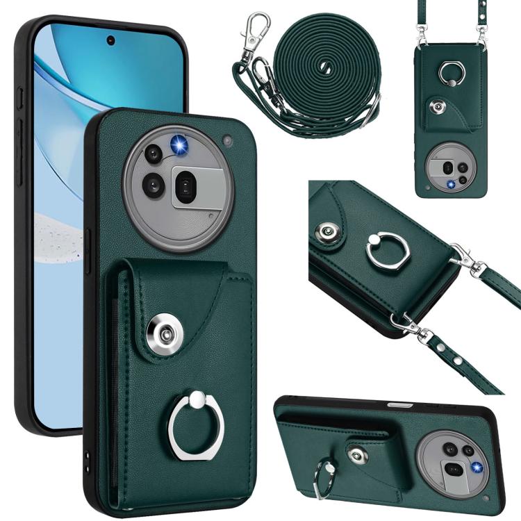 Organ Card Bag Ring Holder Phone Case with Long Lanyard, For Nothing CMF Phone 2 Pro, For Nothing Phone 3a, For Nothing Phone 3a Pro, For Nothing CMF Phone 1, For Nothing Phone 2a
