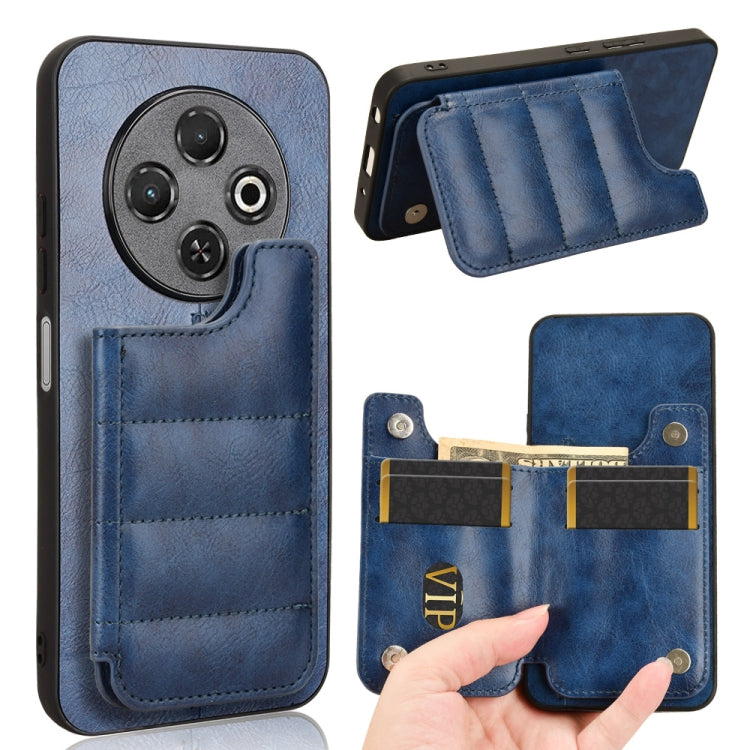 Cow Pattern Sewing Card Bag Phone Case, For Tecno Camon 30S / Camon 30S Pro, For Tecno Spark 30 Pro 4G, For Tecno Spark 30 4G, For Tecno Spark 30C, For Tecno Spark Go 1, For Tecno Pova 6 Pro 5G, For Tecno Spark 20 Pro+ 4G, For Tecno Spark 20 Pro 4G