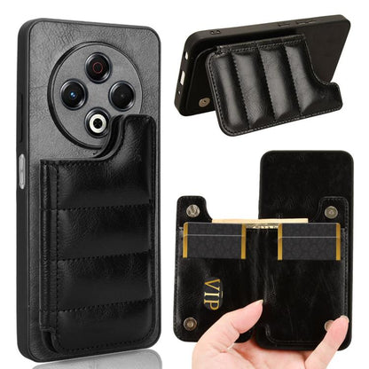 Cow Pattern Sewing Card Bag Phone Case, For Tecno Camon 30S / Camon 30S Pro, For Tecno Spark 30 Pro 4G, For Tecno Spark 30 4G, For Tecno Spark 30C, For Tecno Spark Go 1, For Tecno Pova 6 Pro 5G, For Tecno Spark 20 Pro+ 4G, For Tecno Spark 20 Pro 4G