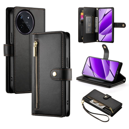 Nine Card-slot Zipper Wallet Bag Leather Phone Case, For Realme 12 5G, For Realme 12 Pro / 12 Pro+, For Realme C67 4G, For Realme 11 4G, For Realme 11 5G / 11x, For Realme C53 / Narzo N53 4G, For Realme 11 Pro / 11 Pro+, For Realme C65                 ...