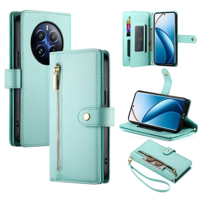 Nine Card-slot Zipper Wallet Bag Leather Phone Case, For Realme 12 5G, For Realme 12 Pro / 12 Pro+, For Realme C67 4G, For Realme 11 4G, For Realme 11 5G / 11x, For Realme C53 / Narzo N53 4G, For Realme 11 Pro / 11 Pro+, For Realme C65                 ...