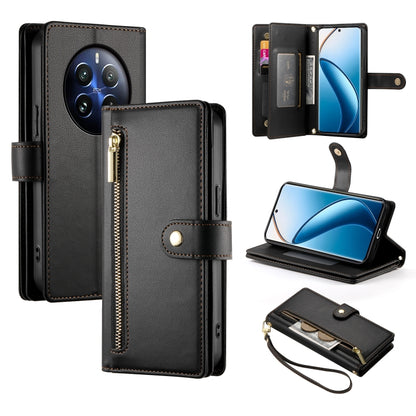 Nine Card-slot Zipper Wallet Bag Leather Phone Case, For Realme 12 5G, For Realme 12 Pro / 12 Pro+, For Realme C67 4G, For Realme 11 4G, For Realme 11 5G / 11x, For Realme C53 / Narzo N53 4G, For Realme 11 Pro / 11 Pro+, For Realme C65                 ...