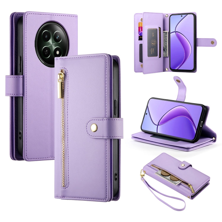 Nine Card-slot Zipper Wallet Bag Leather Phone Case, For Realme 12 5G, For Realme 12 Pro / 12 Pro+, For Realme C67 4G, For Realme 11 4G, For Realme 11 5G / 11x, For Realme C53 / Narzo N53 4G, For Realme 11 Pro / 11 Pro+, For Realme C65                 ...