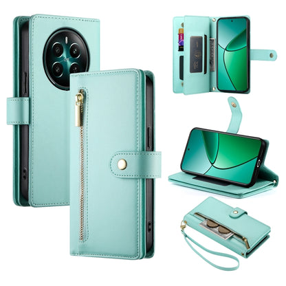 Nine Card-slot Zipper Wallet Bag Leather Phone Case, For Realme 16T 5G, For Realme C100 4G, For Realme 16 5G, For Realme C85 5G / Realme 15x 5G, For Realme C85 Pro 4G, For Realme 15T 5G, For Realme 15 5G / Realme 15 Pro 5G, For Realme 14 / Realme P3 5G...