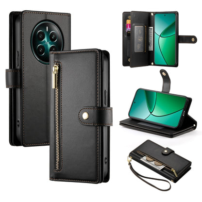 Nine Card-slot Zipper Wallet Bag Leather Phone Case, For Realme 16T 5G, For Realme C100 4G, For Realme 16 5G, For Realme C85 5G / Realme 15x 5G, For Realme C85 Pro 4G, For Realme 15T 5G, For Realme 15 5G / Realme 15 Pro 5G, For Realme 14 / Realme P3 5G...
