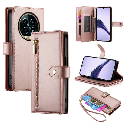Nine Card-slot Zipper Wallet Bag Leather Phone Case, For Realme 16T 5G, For Realme C100 4G, For Realme 16 5G, For Realme C85 5G / Realme 15x 5G, For Realme C85 Pro 4G, For Realme 15T 5G, For Realme 15 5G / Realme 15 Pro 5G, For Realme 14 / Realme P3 5G...