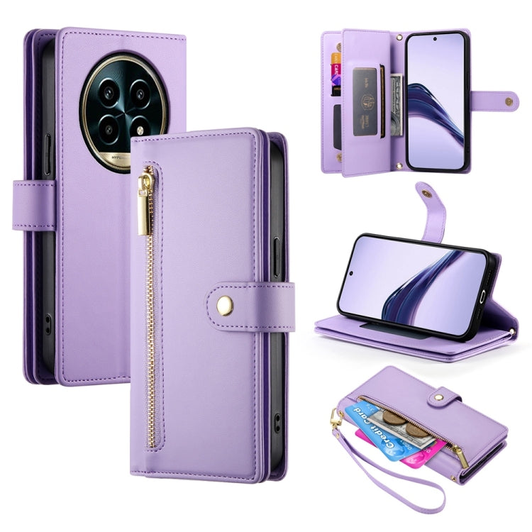 Nine Card-slot Zipper Wallet Bag Leather Phone Case, For Realme 16T 5G, For Realme C100 4G, For Realme 16 5G, For Realme C85 5G / Realme 15x 5G, For Realme C85 Pro 4G, For Realme 15T 5G, For Realme 15 5G / Realme 15 Pro 5G, For Realme 14 / Realme P3 5G...