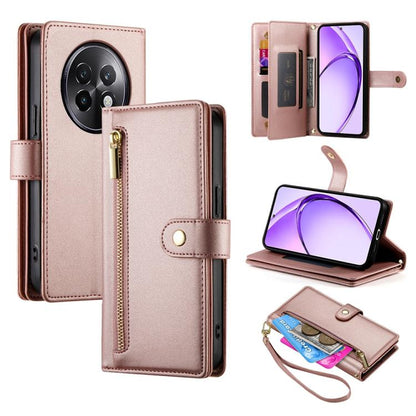 Nine Card-slot Zipper Wallet Bag Leather Phone Case, For Realme 16T 5G, For Realme C100 4G, For Realme 16 5G, For Realme C85 5G / Realme 15x 5G, For Realme C85 Pro 4G, For Realme 15T 5G, For Realme 15 5G / Realme 15 Pro 5G, For Realme 14 / Realme P3 5G...
