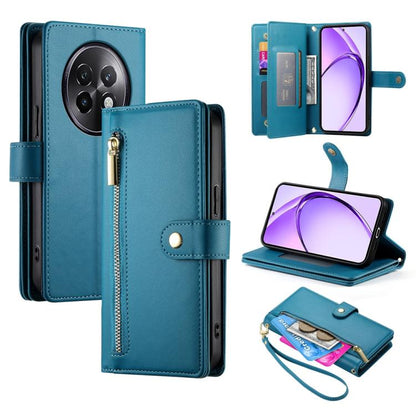 Nine Card-slot Zipper Wallet Bag Leather Phone Case, For Realme 16T 5G, For Realme C100 4G, For Realme 16 5G, For Realme C85 5G / Realme 15x 5G, For Realme C85 Pro 4G, For Realme 15T 5G, For Realme 15 5G / Realme 15 Pro 5G, For Realme 14 / Realme P3 5G...