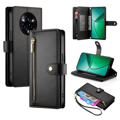 Nine Card-slot Zipper Wallet Bag Leather Phone Case, For Realme 16T 5G, For Realme C100 4G, For Realme 16 5G, For Realme C85 5G / Realme 15x 5G, For Realme C85 Pro 4G, For Realme 15T 5G, For Realme 15 5G / Realme 15 Pro 5G, For Realme 14 / Realme P3 5G...