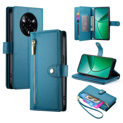 Nine Card-slot Zipper Wallet Bag Leather Phone Case, For Realme 16T 5G, For Realme C100 4G, For Realme 16 5G, For Realme C85 5G / Realme 15x 5G, For Realme C85 Pro 4G, For Realme 15T 5G, For Realme 15 5G / Realme 15 Pro 5G, For Realme 14 / Realme P3 5G...