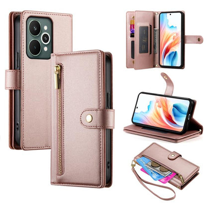 Nine Card-slot Zipper Wallet Bag Leather Phone Case, For Realme 16T 5G, For Realme C100 4G, For Realme 16 5G, For Realme C85 5G / Realme 15x 5G, For Realme C85 Pro 4G, For Realme 15T 5G, For Realme 15 5G / Realme 15 Pro 5G, For Realme 14 / Realme P3 5G...