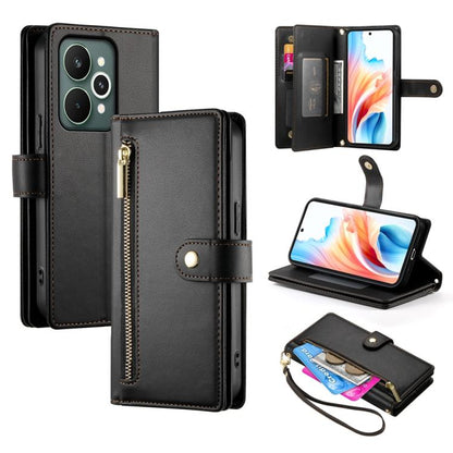 Nine Card-slot Zipper Wallet Bag Leather Phone Case, For Realme 16T 5G, For Realme C100 4G, For Realme 16 5G, For Realme C85 5G / Realme 15x 5G, For Realme C85 Pro 4G, For Realme 15T 5G, For Realme 15 5G / Realme 15 Pro 5G, For Realme 14 / Realme P3 5G...