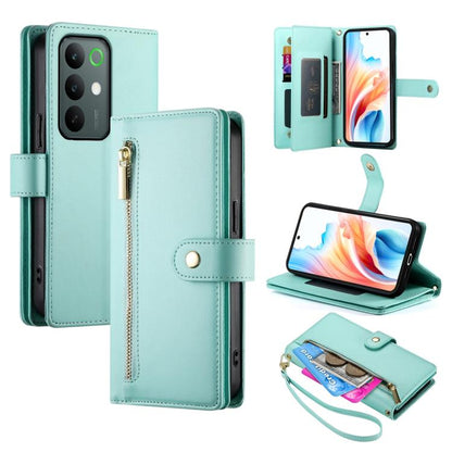 Nine Card-slot Zipper Wallet Bag Leather Phone Case, For Realme 16T 5G, For Realme C100 4G, For Realme 16 5G, For Realme C85 5G / Realme 15x 5G, For Realme C85 Pro 4G, For Realme 15T 5G, For Realme 15 5G / Realme 15 Pro 5G, For Realme 14 / Realme P3 5G...