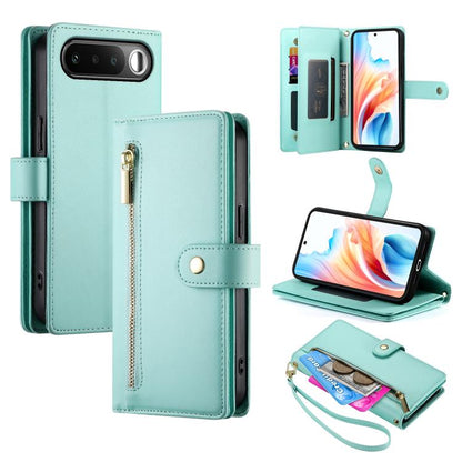 Nine Card-slot Zipper Wallet Bag Leather Phone Case, For Realme 16T 5G, For Realme C100 4G, For Realme 16 5G, For Realme C85 5G / Realme 15x 5G, For Realme C85 Pro 4G, For Realme 15T 5G, For Realme 15 5G / Realme 15 Pro 5G, For Realme 14 / Realme P3 5G...