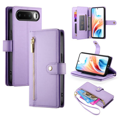 Nine Card-slot Zipper Wallet Bag Leather Phone Case, For Realme 16T 5G, For Realme C100 4G, For Realme 16 5G, For Realme C85 5G / Realme 15x 5G, For Realme C85 Pro 4G, For Realme 15T 5G, For Realme 15 5G / Realme 15 Pro 5G, For Realme 14 / Realme P3 5G...