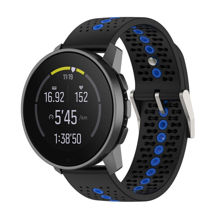 Colorful Hole Silicone Watch Band, For Suunto Run / Race S