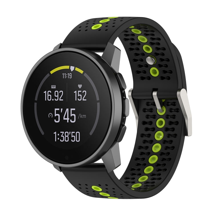 Colorful Hole Silicone Watch Band, For Suunto Run / Race S