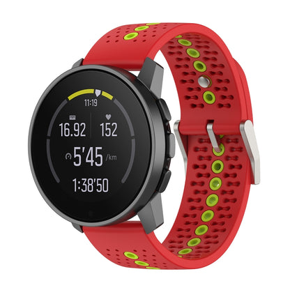Colorful Hole Silicone Watch Band, For Suunto Run / Race S