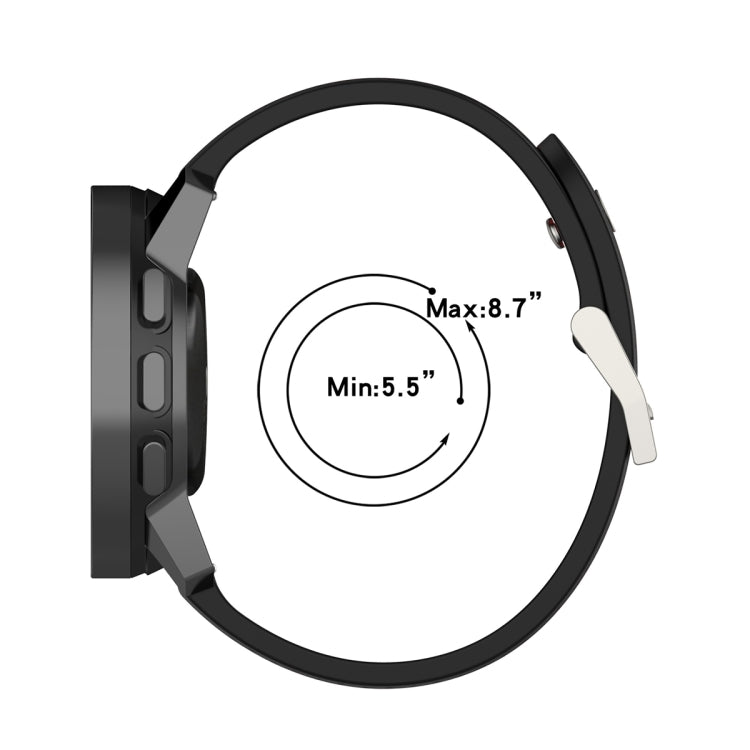 Colorful Hole Silicone Watch Band, For Suunto Run / Race S