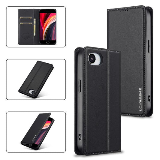 LC.IMEEKE L1 Series Frosted Fine Texture PU Phone Case, For iPhone 16e / 17e, For iPhone 17 Pro Max, For iPhone 17 Pro, For iPhone 17, For iPhone Air, For iPhone 16 Pro Max, For iPhone 16 Pro, For iPhone 16 Plus, For iPhone 16, For iPhone 15